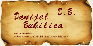 Danijel Bukilica vizit kartica